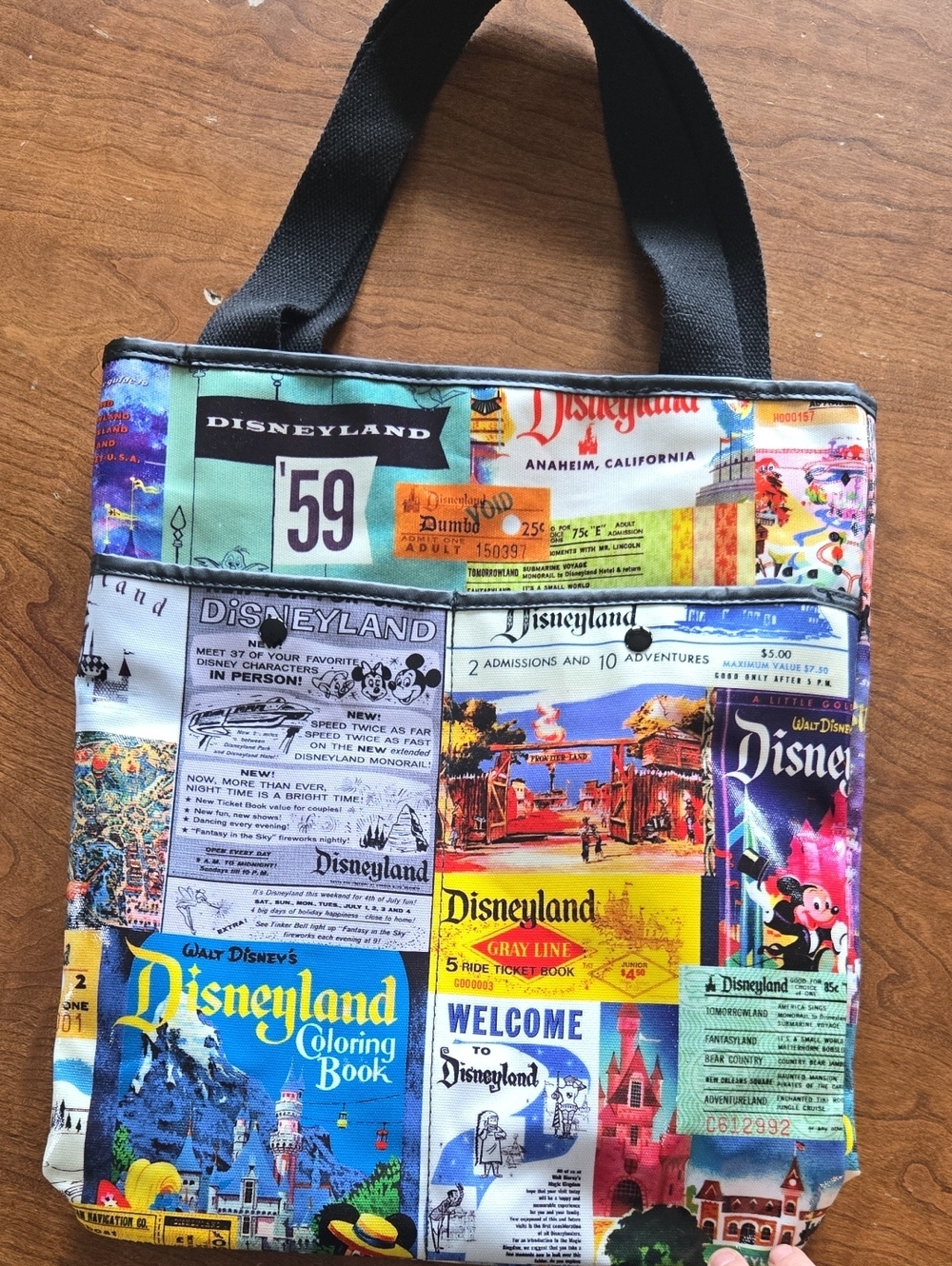 Disneyland Patchwork Tote Bag - Multicolor